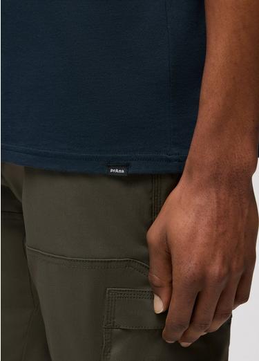 prAna Lands Beginning Graphic Tee, Color: Stormy Night, image 4