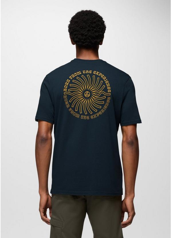 prAna Lands Beginning Short Sleeve Tee, Color: Stormy Night, image 2