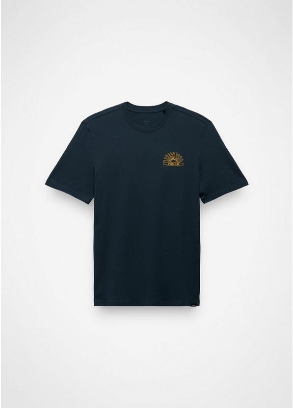 prAna Lands Beginning Short Sleeve Tee, Color: Stormy Night, image 6