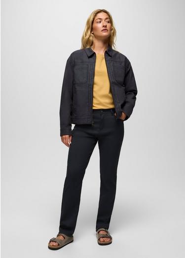 Stretch Zion Halle Mid Rise Straight Pant, Color: Black, image 11