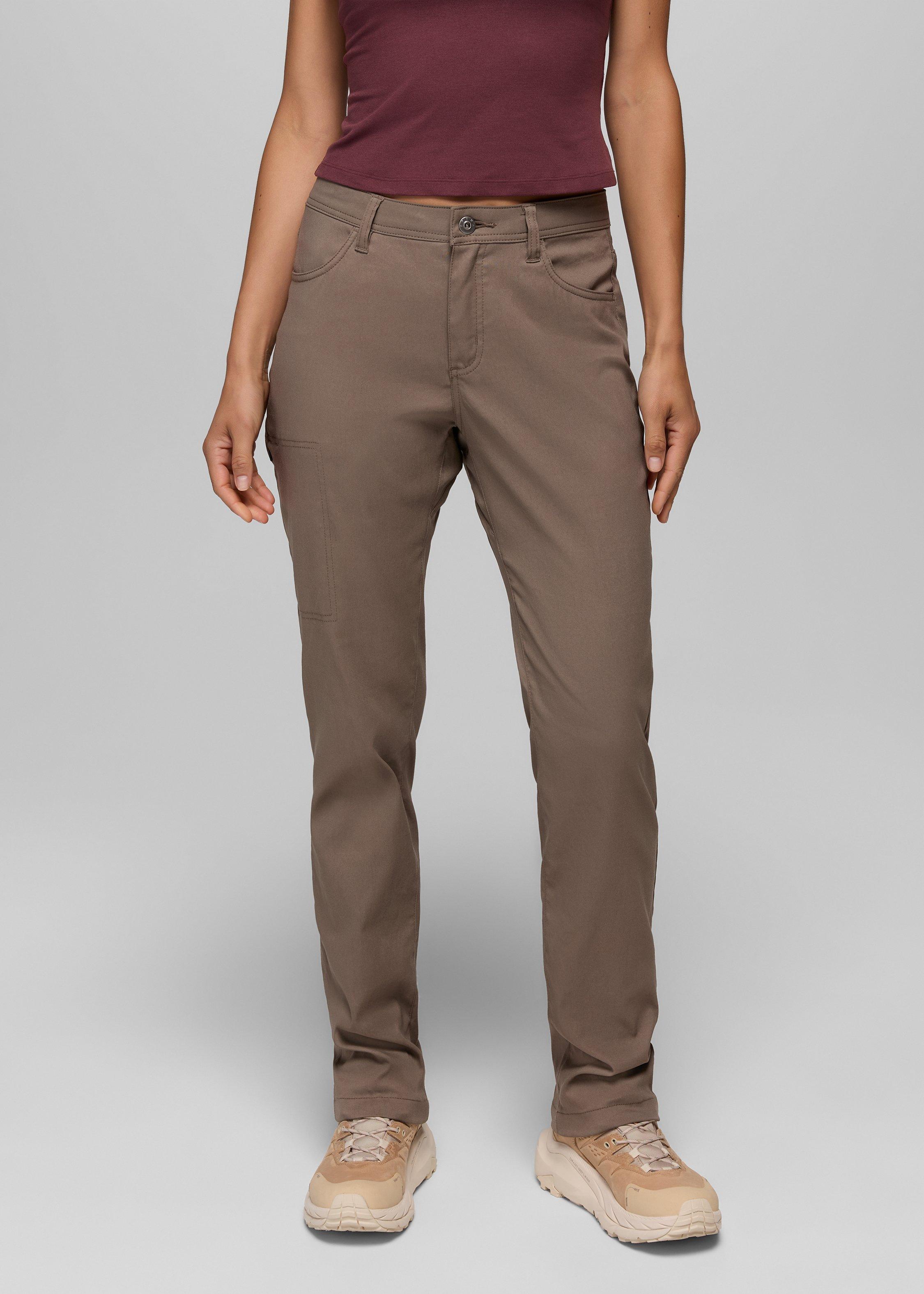 Womens prAna Stretch Zion&trade; Halle Pant - Mud