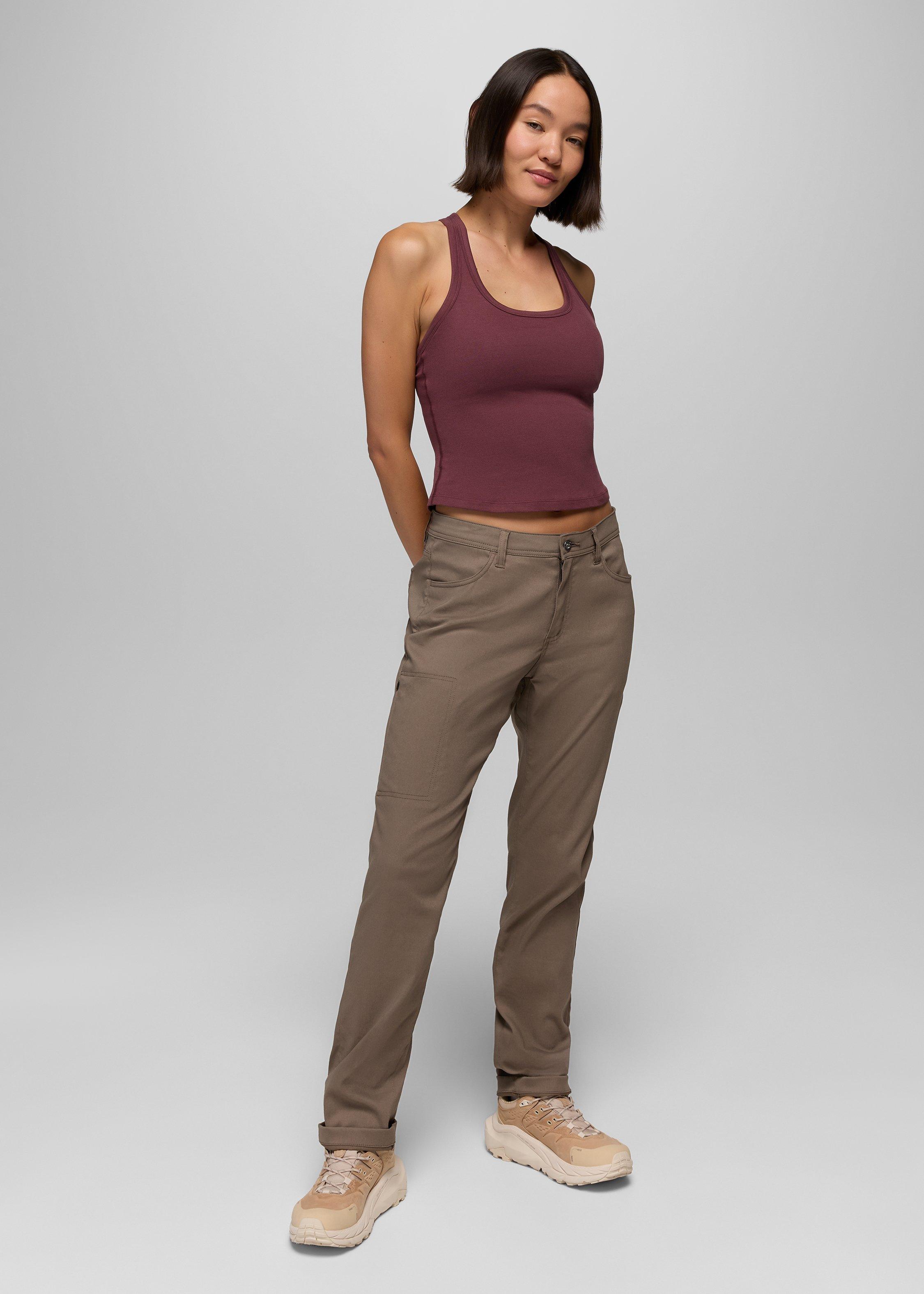 Stretch Zion Halle Mid Rise Straight Pant