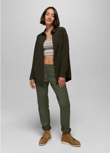 Stretch Zion Halle Mid Rise Straight Pant, Color: Spruce, image 5