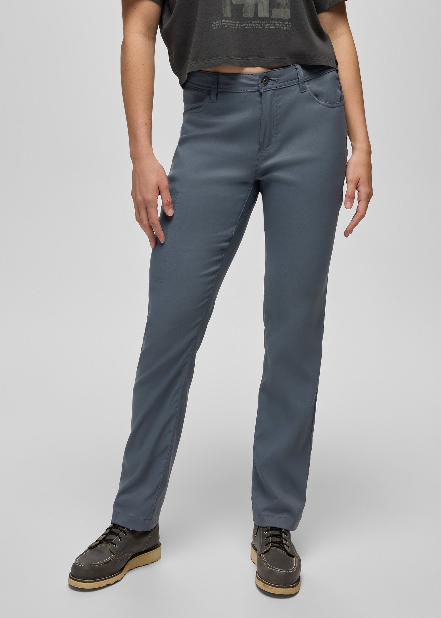 Womens prAna Stretch Zion™ Halle Pant - Thundercloud