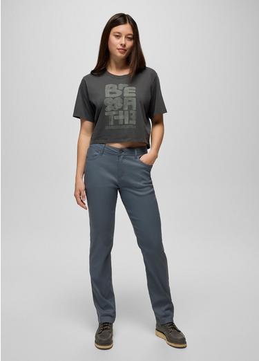 Stretch Zion Halle Mid Rise Straight Pant, Color: Thundercloud, image 3