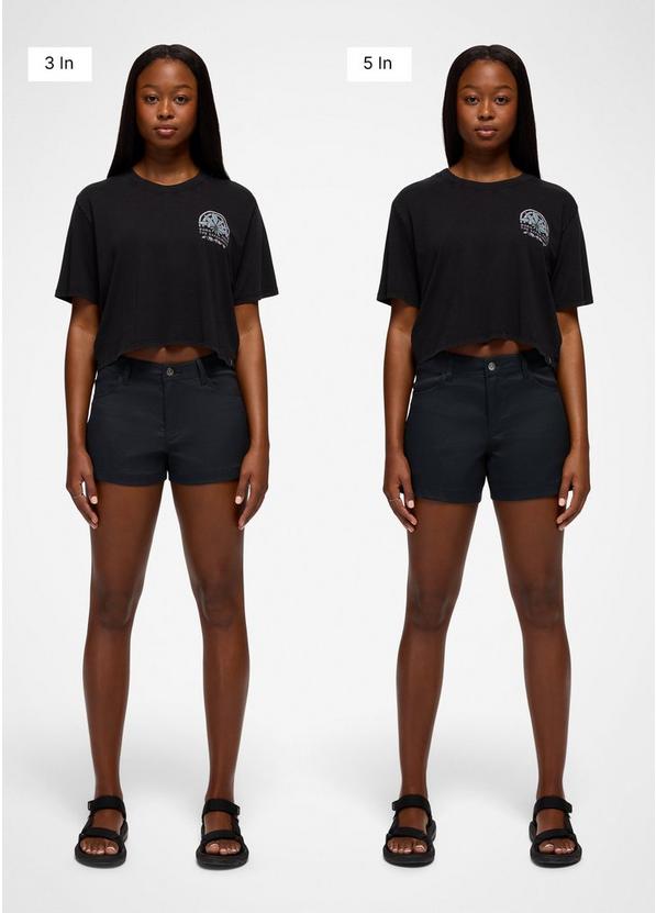 Stretch Zion Halle Short, Color: Black, image 6
