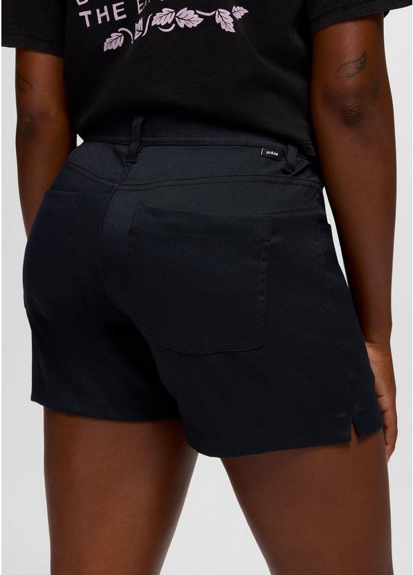 Stretch Zion Halle Short, Color: Black, image 4