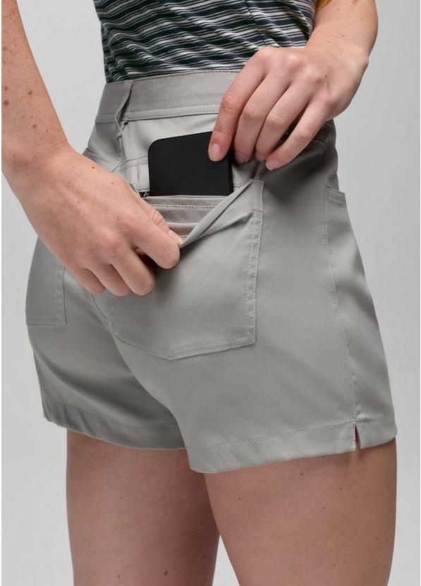 Stretch Zion Halle Short, Color: Sterling, image 5