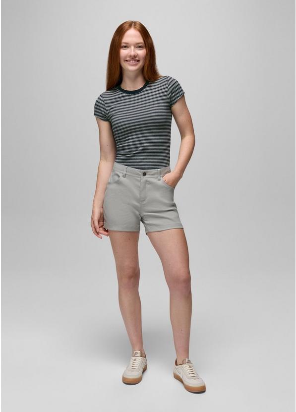 Stretch Zion Halle Short, Color: Sterling, image 1