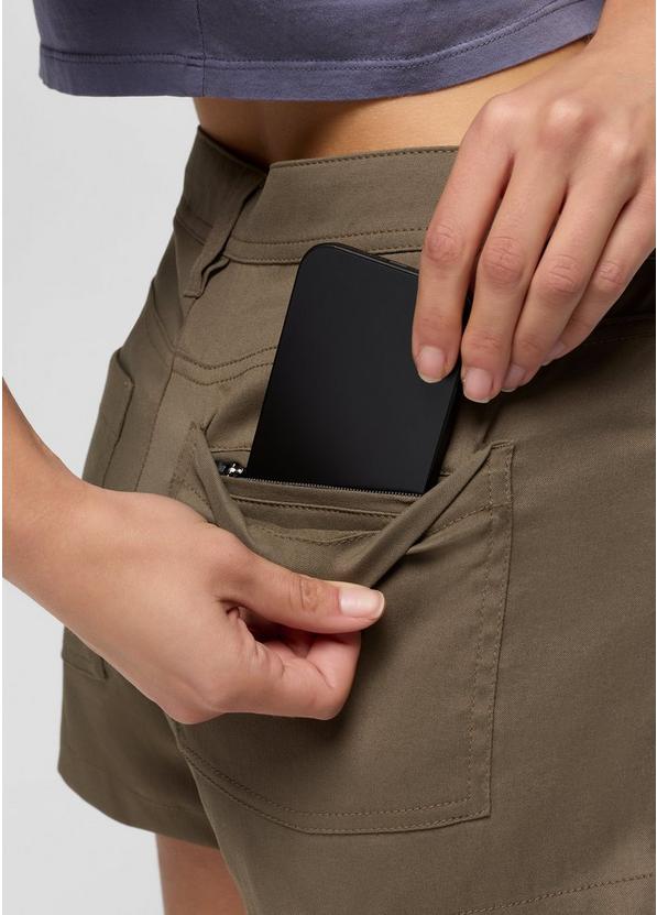 Stretch Zion Halle Short, Color: Mud, image 5