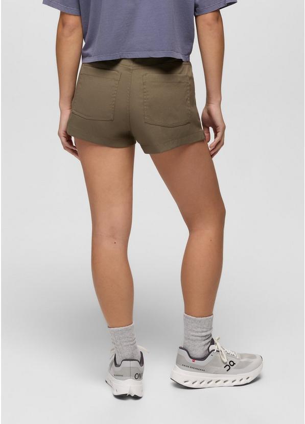 Stretch Zion Halle Short, Color: Mud, image 2