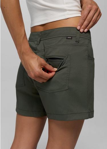 Stretch Zion Halle Short, Color: Spruce, image 8