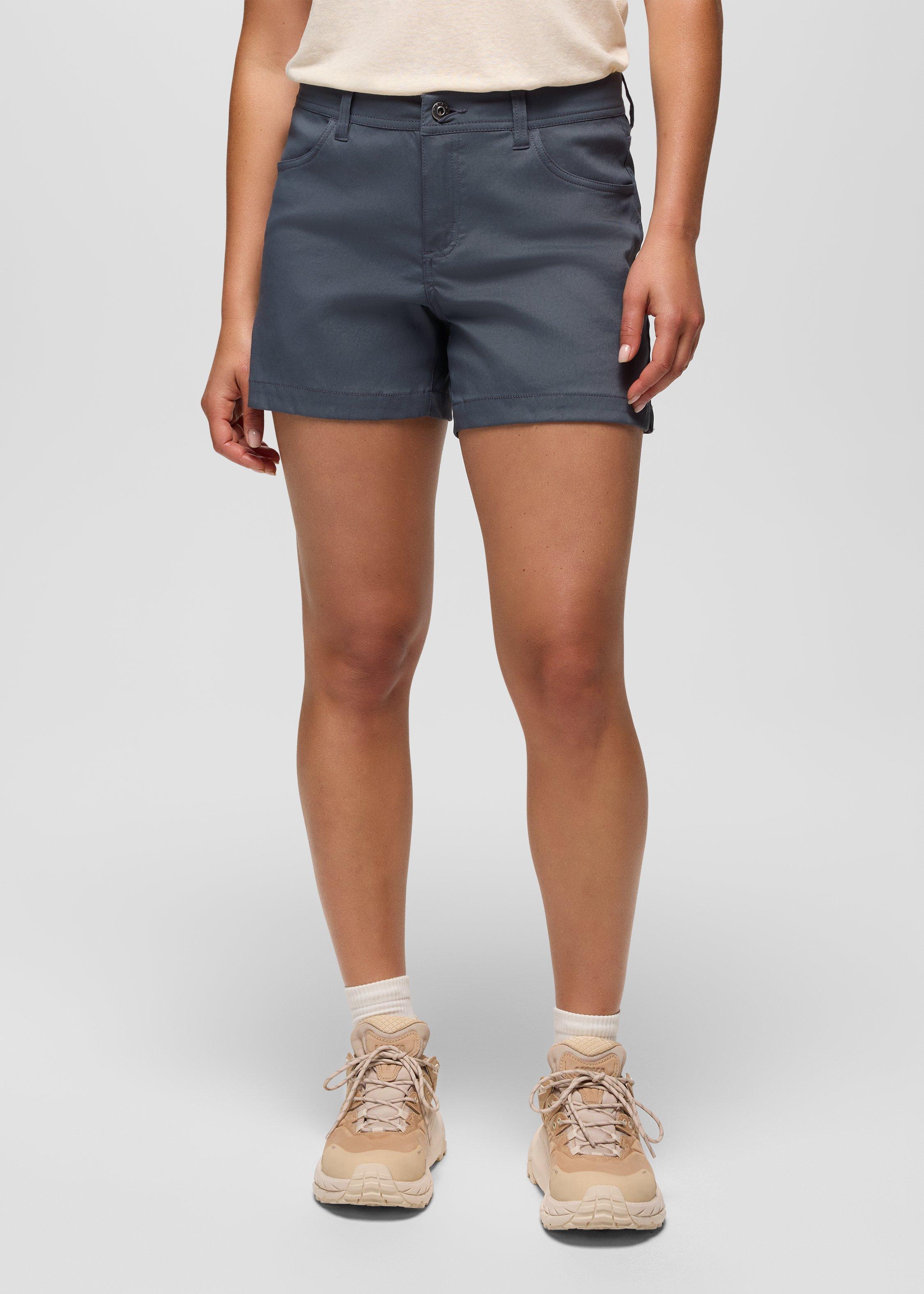 Womens prAna Stretch Zion&trade; Halle Short - Thundercloud
