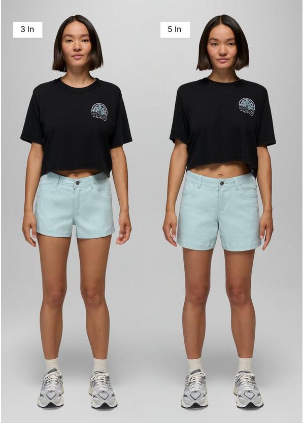 Stretch Zion Halle Short, Color: Saltwater, image 8