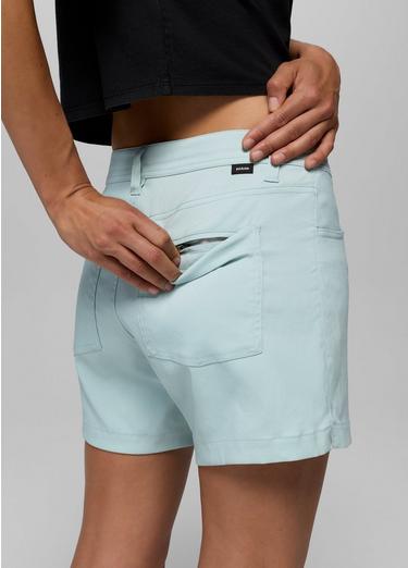 Stretch Zion Halle Short, Color: Saltwater, image 7