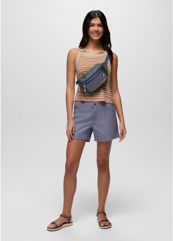 Stretch Zion Halle Short, Color: Taro, image 6