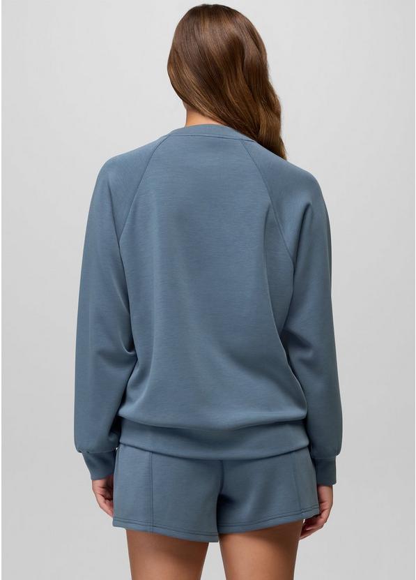 Shea Soft Crewneck, Color: Bluff Blue, image 2