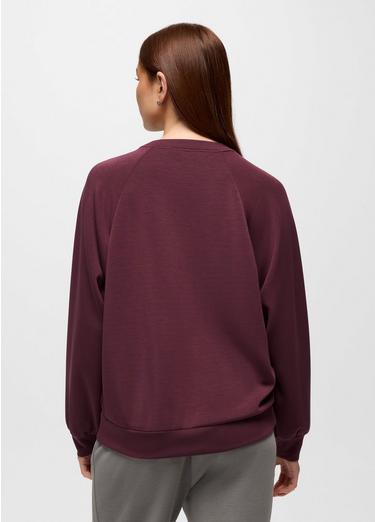 Shea Soft Crewneck, Color: Deep Vino, image 2