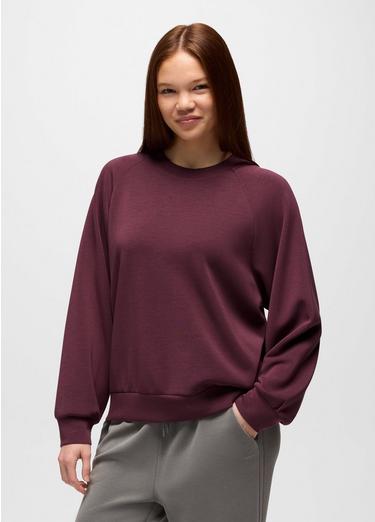 Shea Soft Crewneck, Color: Deep Vino, image 1