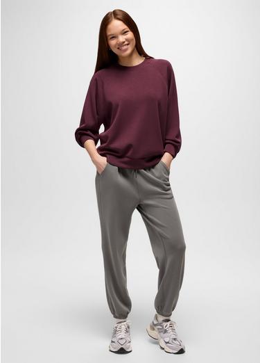 Shea Soft Crewneck, Color: Deep Vino, image 4