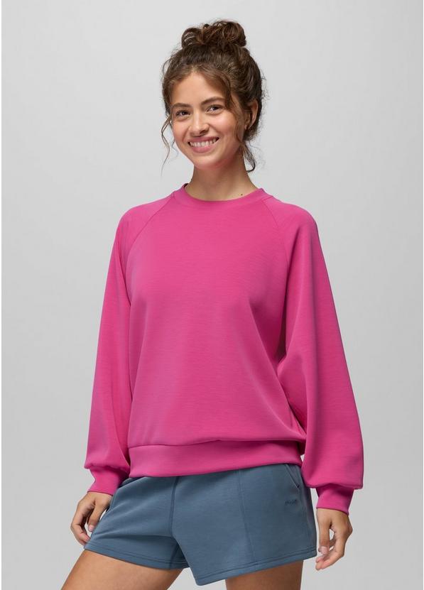 Shea Soft Crewneck, Color: Berry Beam, image 1