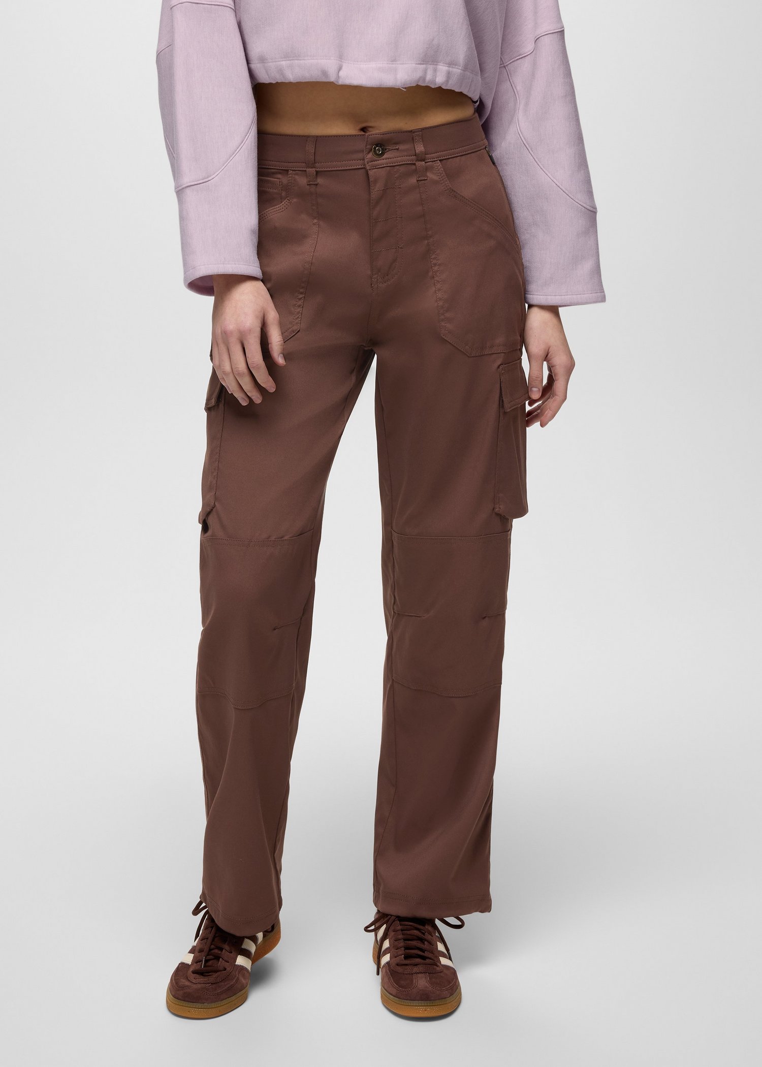 Womens prAna Stretch Zion™ Cargo Pant - Mocha