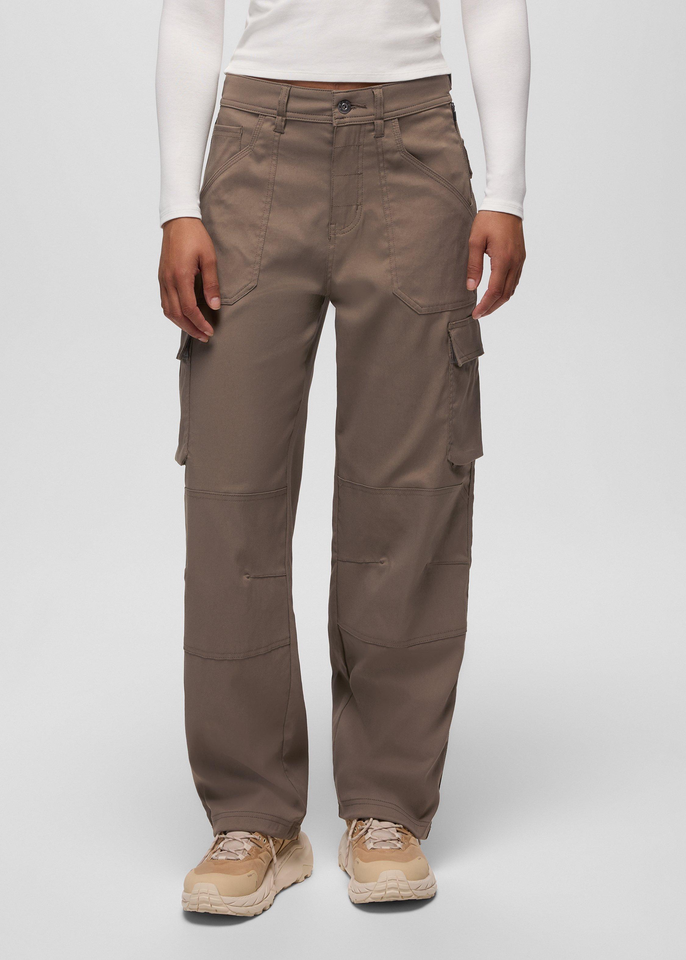 Womens prAna Stretch Zion&trade; Cargo Pant - Mud