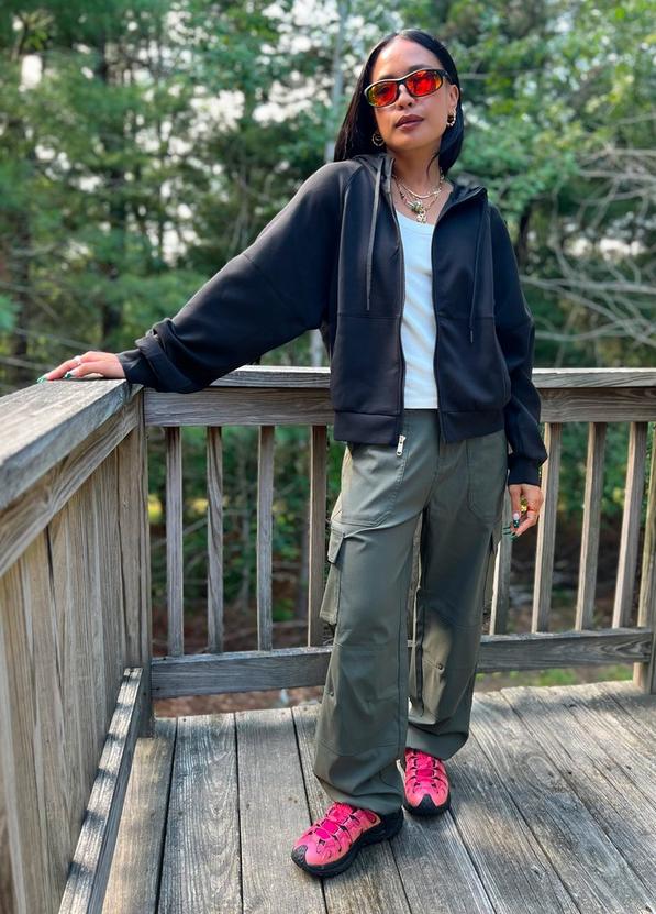 Stretch Zion High Rise Cargo Pant, Color: Spruce, image 8