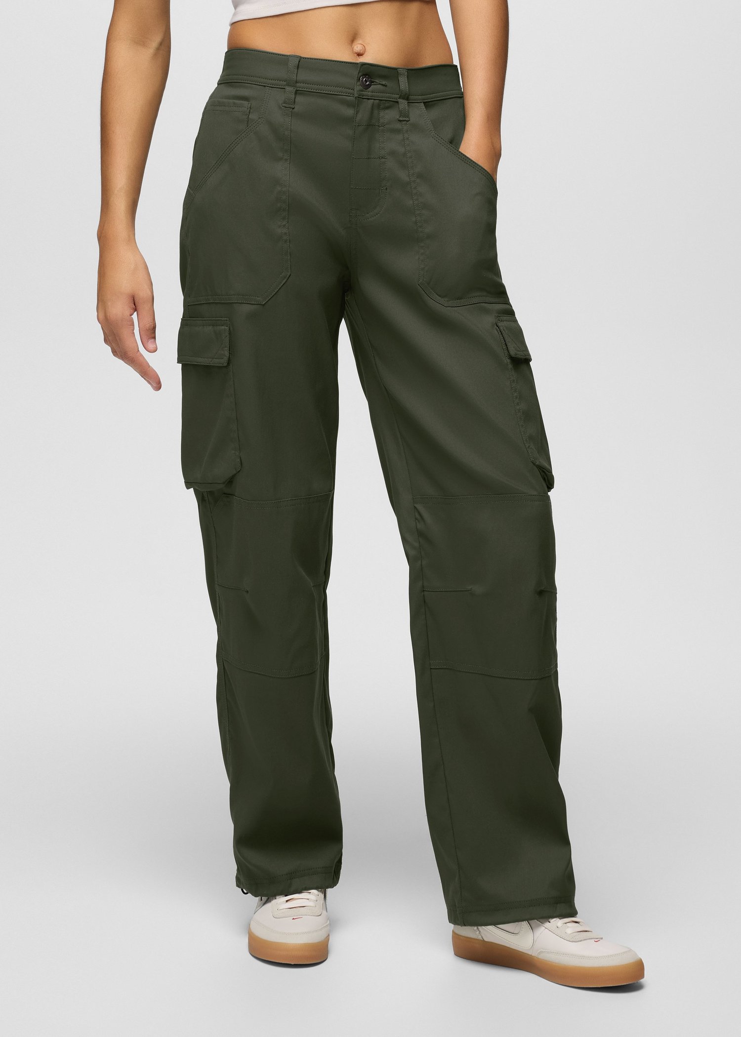 Womens prAna Stretch Zion™ Cargo Pant - Spruce