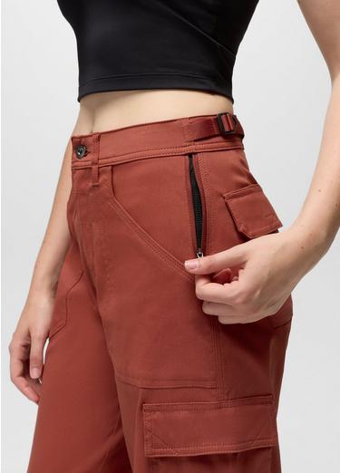 Stretch Zion High Rise Cargo Pant, Color: Red Ochre, image 7