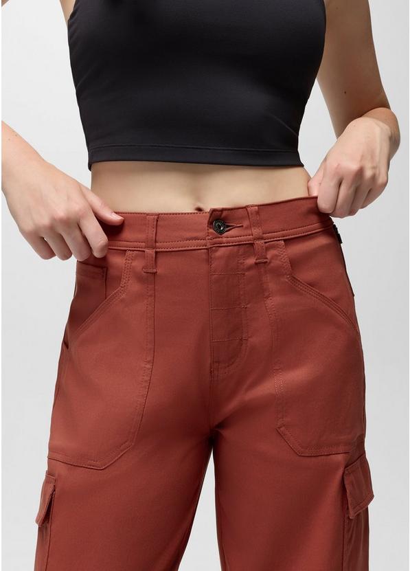 Stretch Zion High Rise Cargo Pant, Color: Red Ochre, image 6