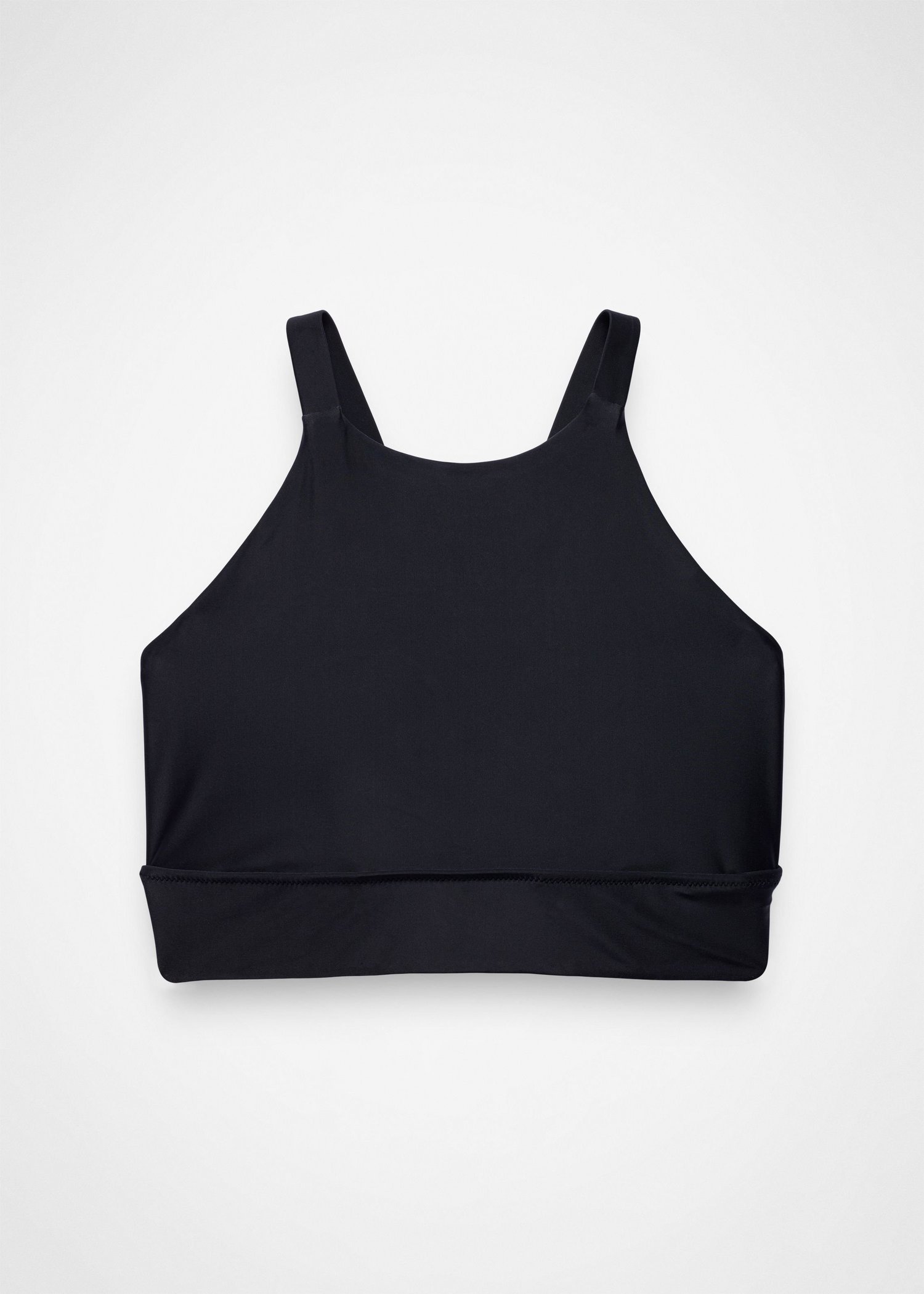 Womens prAna Marine Street Swim Top - Black