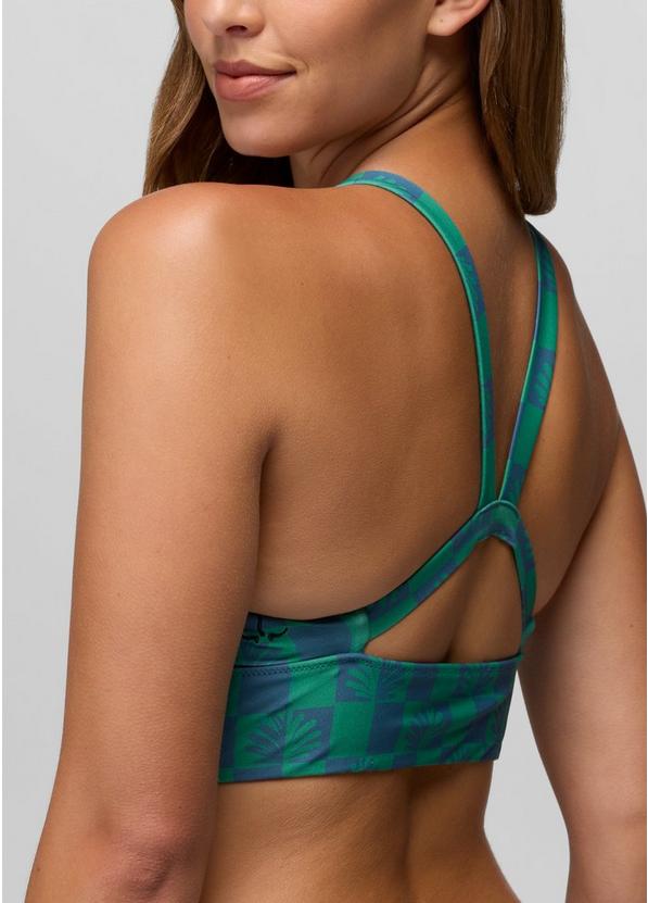 Marine Street Swim Top, Color: Bluff Blue Checker, image 3