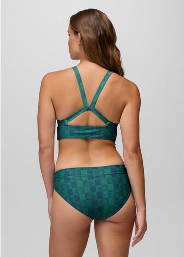 Marine Street Swim Top, Color: Bluff Blue Checker, image 4