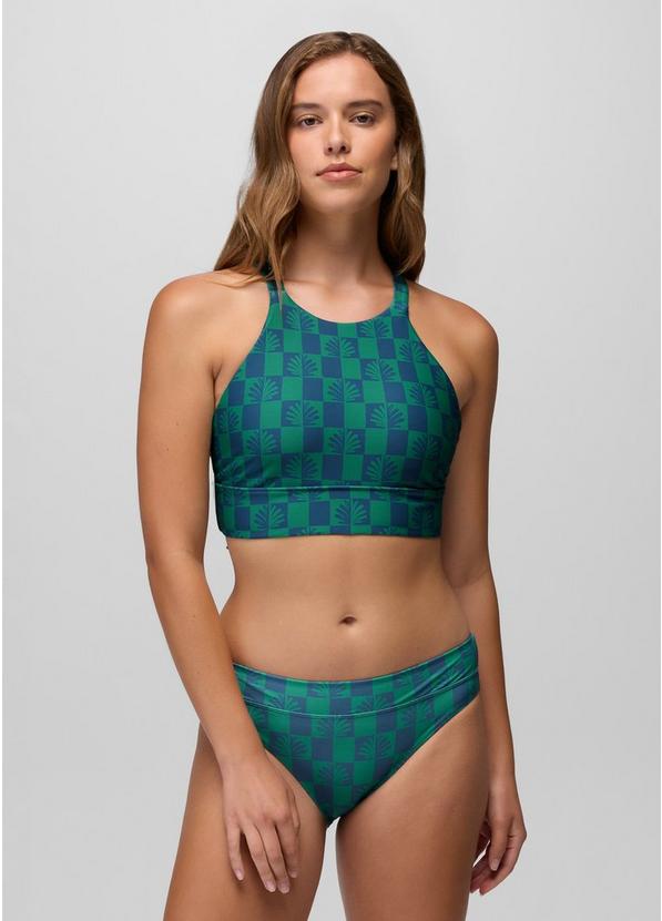 Marine Street Swim Top, Color: Bluff Blue Checker, image 5