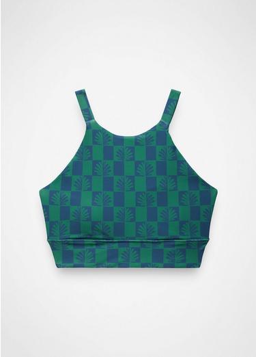 Marine Street Swim Top, Color: Bluff Blue Checker, image 9