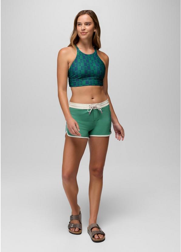 Marine Street Swim Top, Color: Bluff Blue Checker, image 6