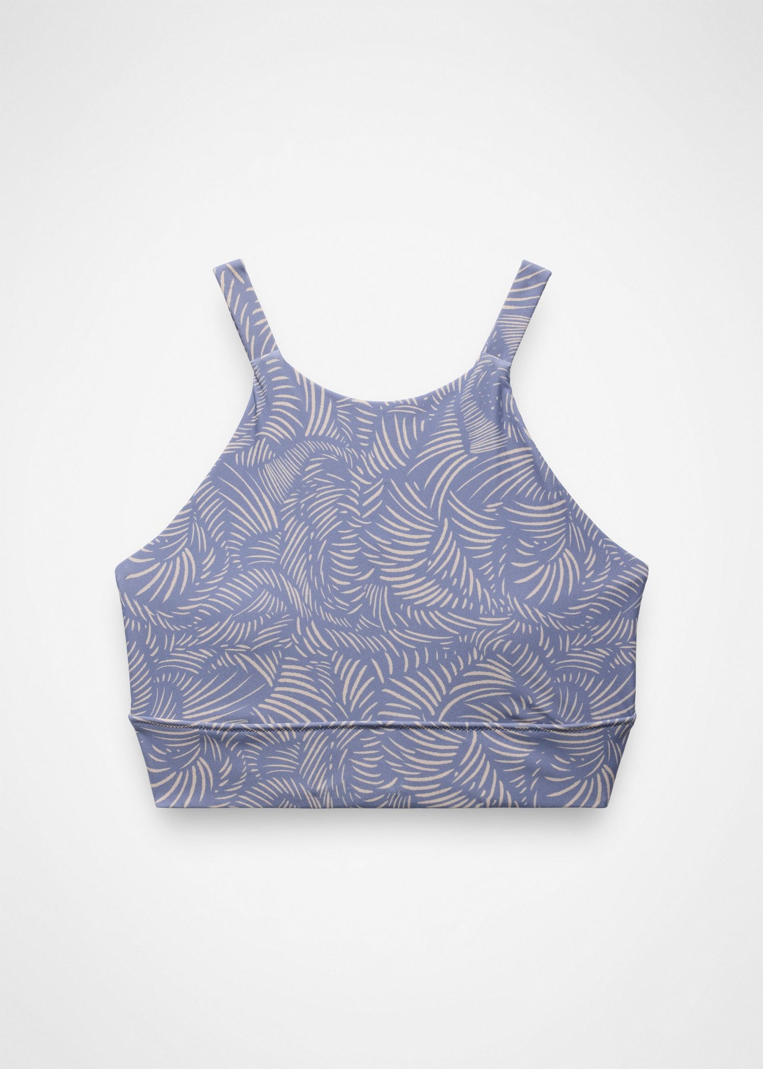 Womens prAna Marine Street Swim Top - Taro Currents