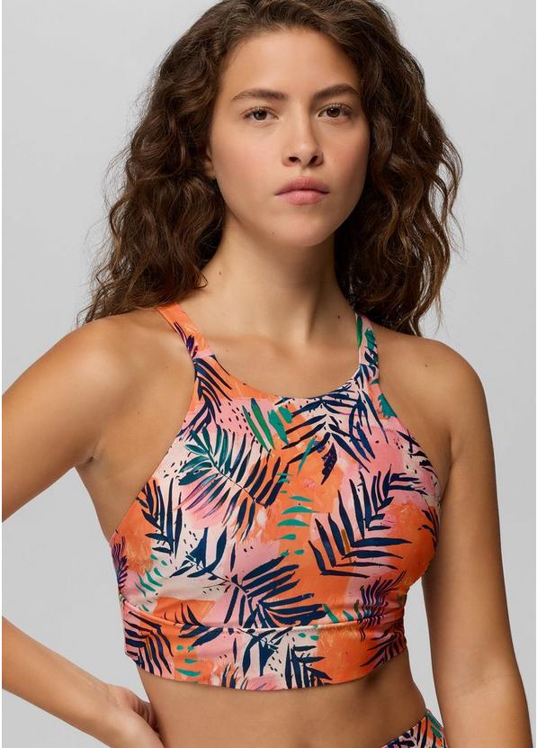 Marine Street Swim Top, Color: Papaya Island Fever, image 2