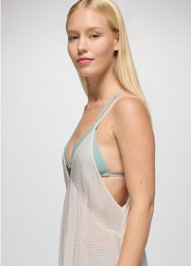 Fernie V-Neck Maxi Dress, Color: Soft White Wavee, image 7