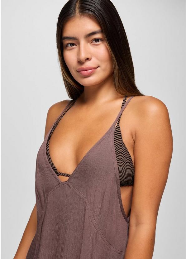 Fernie V-Neck Maxi Dress, Color: Carob, image 5