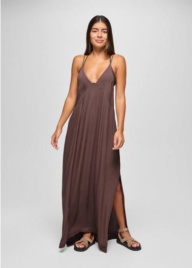 Fernie V-Neck Maxi Dress, Color: Carob, image 1