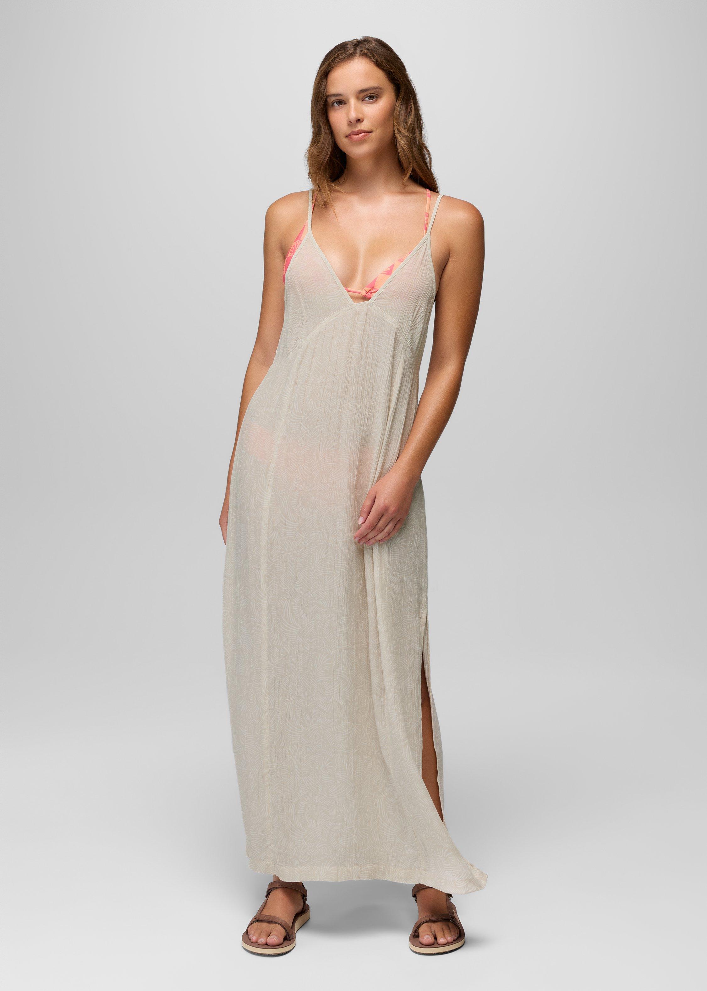 Womens prAna Fernie V-Neck Maxi Dress - Alba Currents