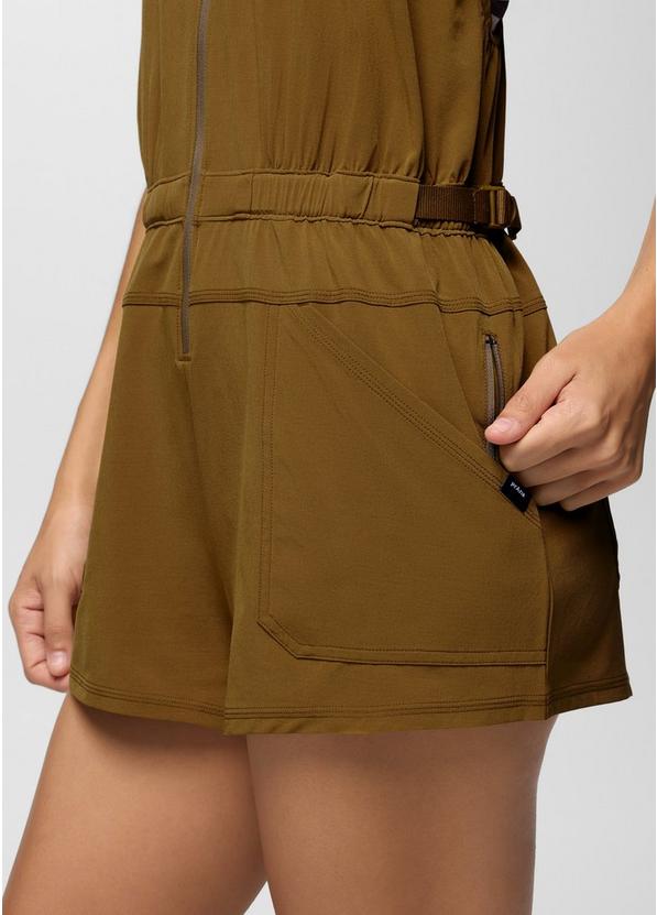 Railay Utility Romper, Color: Retro Olive, image 4