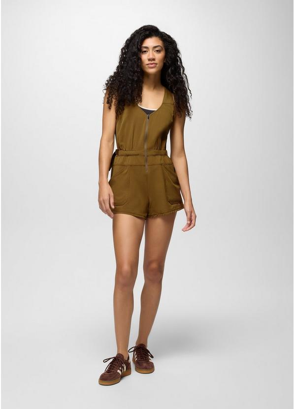 Railay Utility Romper, Color: Retro Olive, image 1