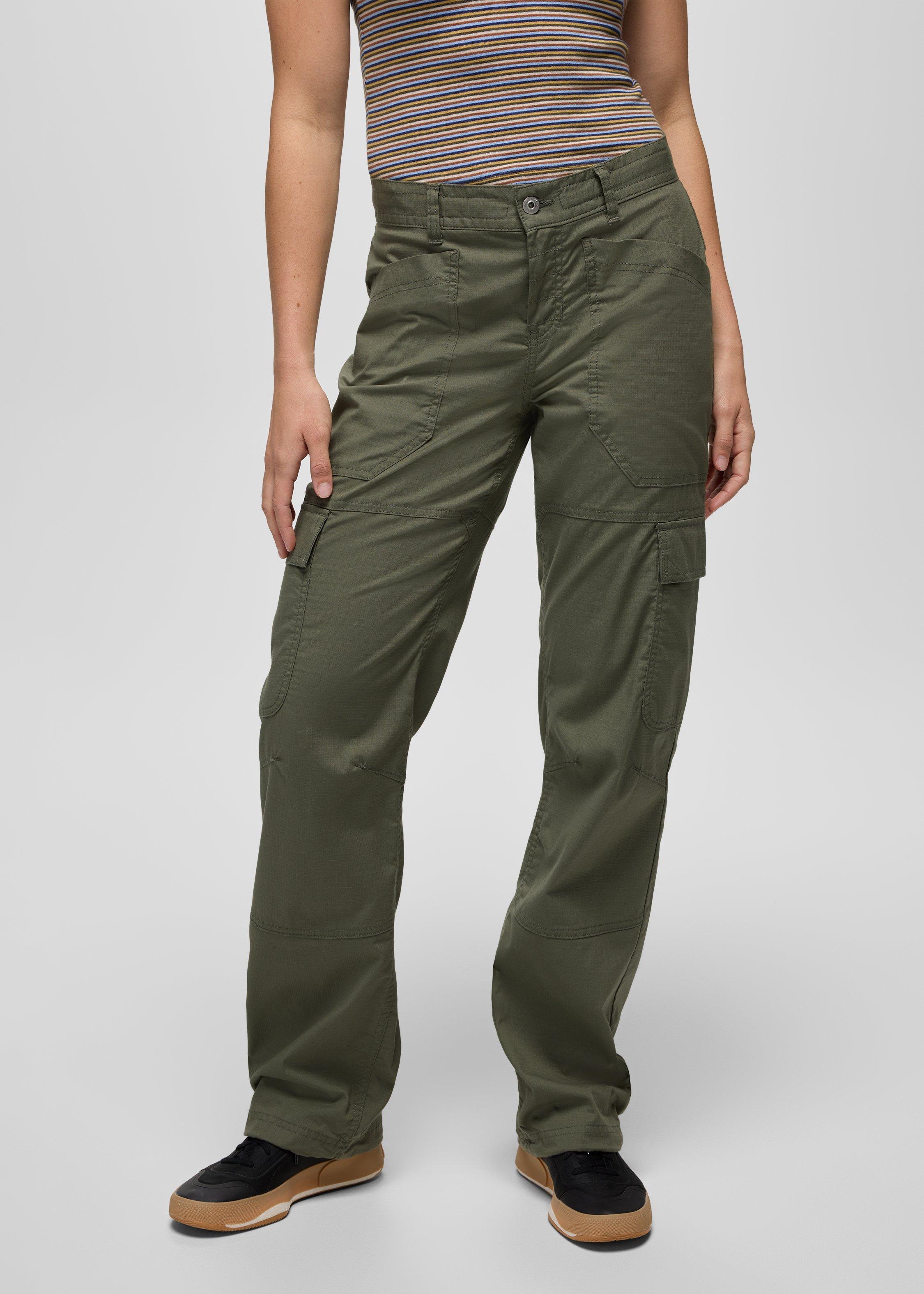 Womens prAna Palisades Ripstop Utility Pant - Rye Green
