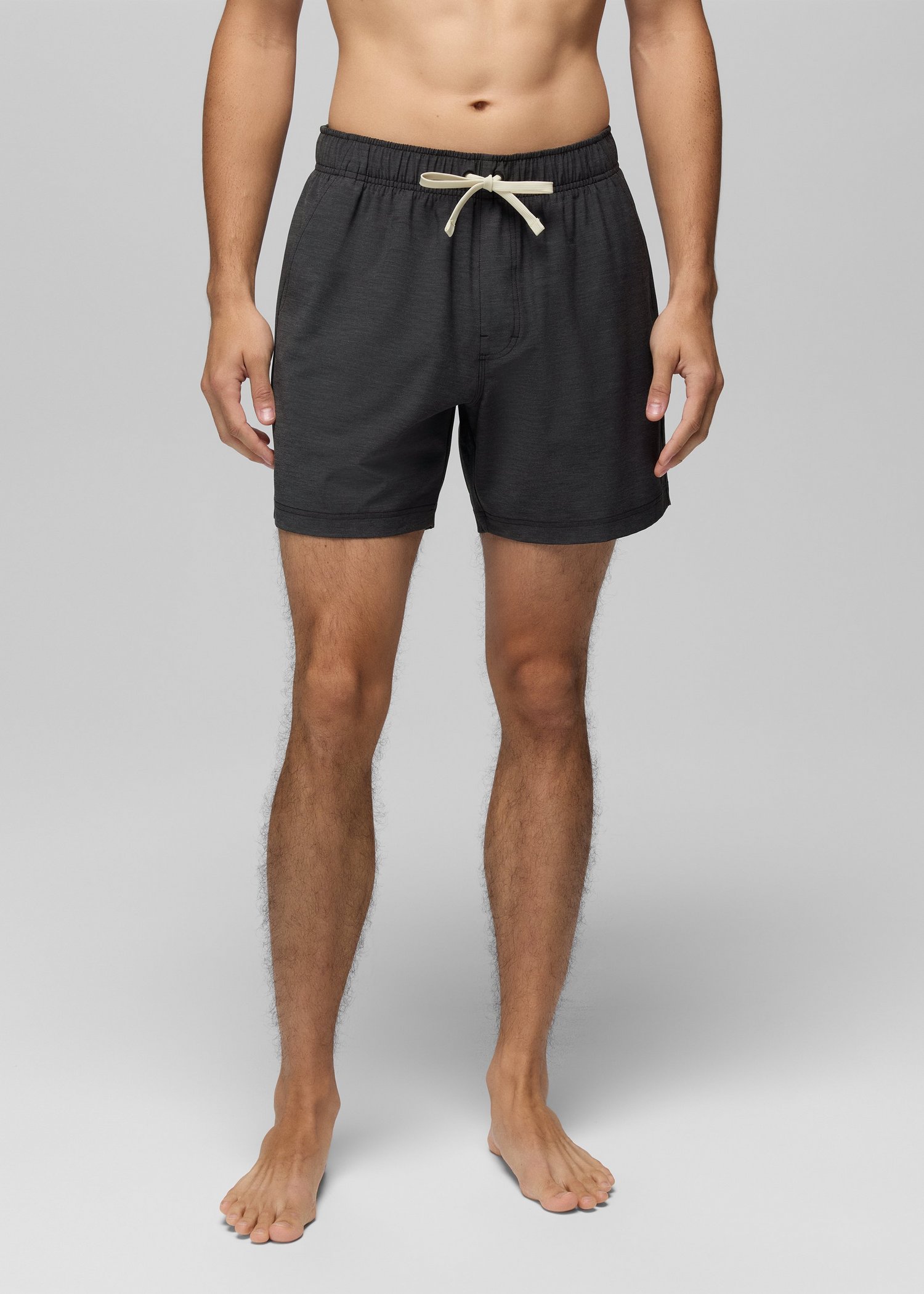 Mens prAna Metric E-Waist Swim Short - Black
