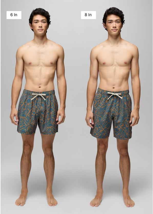 Metric E-Waist Swim Short, Color: Tumeric Seaweed, image 7