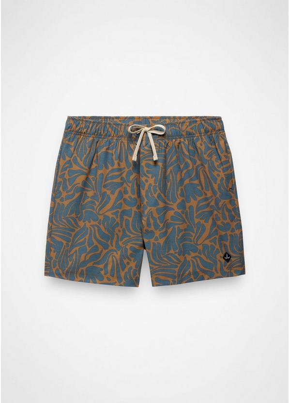 Metric E-Waist Swim Short, Color: Tumeric Seaweed, image 6