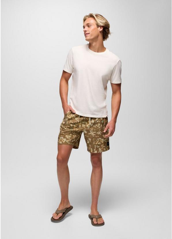 Metric E-Waist Swim Short, Color: Retro Olive Digibloom, image 7